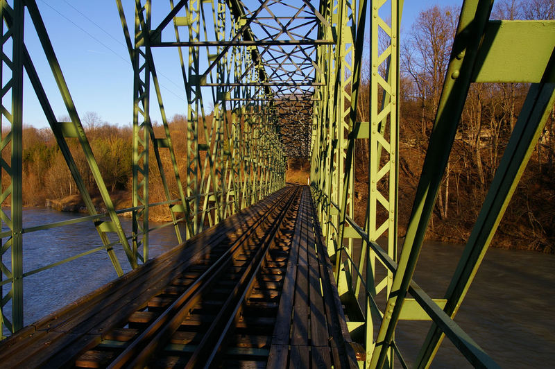 on the bridge