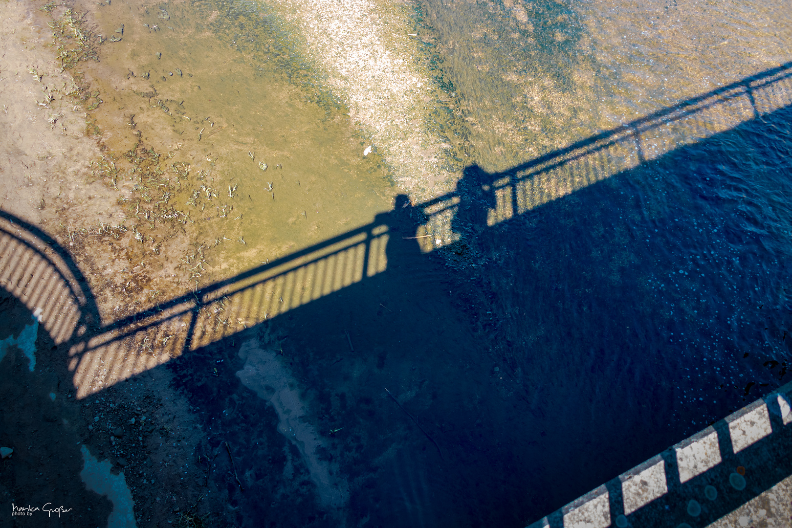 on the bridge