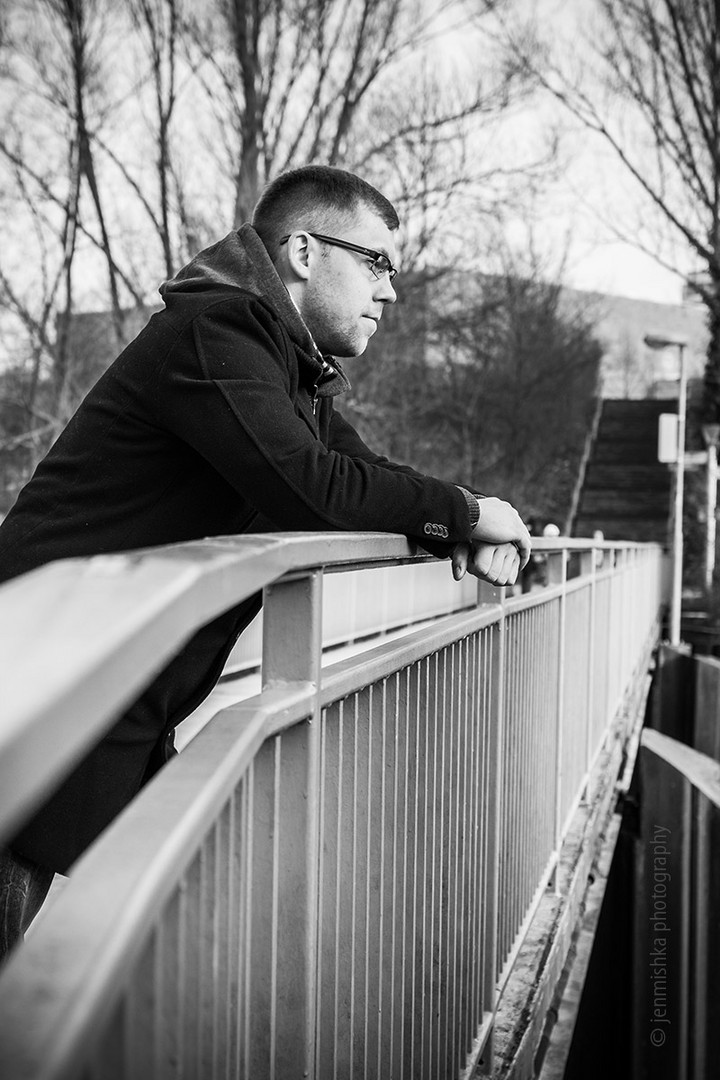 On the bridge | Chris