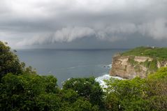 On the coastline in Uluwatu