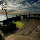On the deck of the old ship