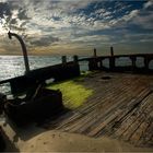 On the deck of the old ship