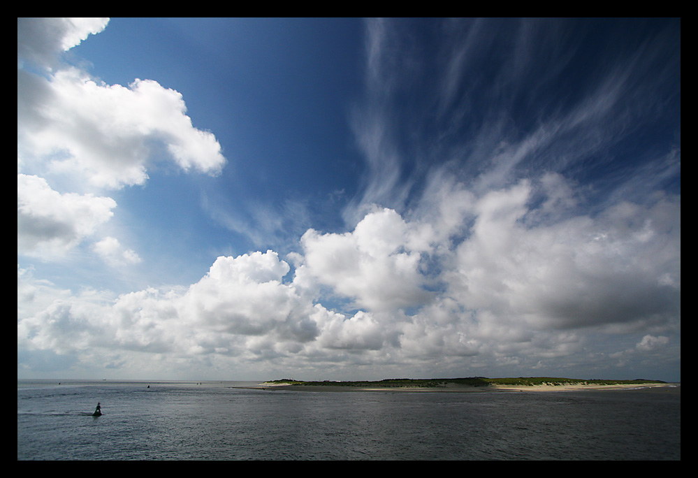 On the edge of land, water and sky