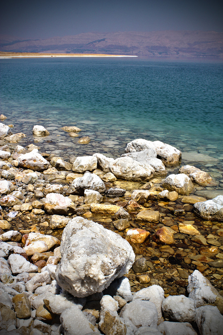 On the edge of the Dead Sea, Israel