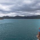 On the ferry