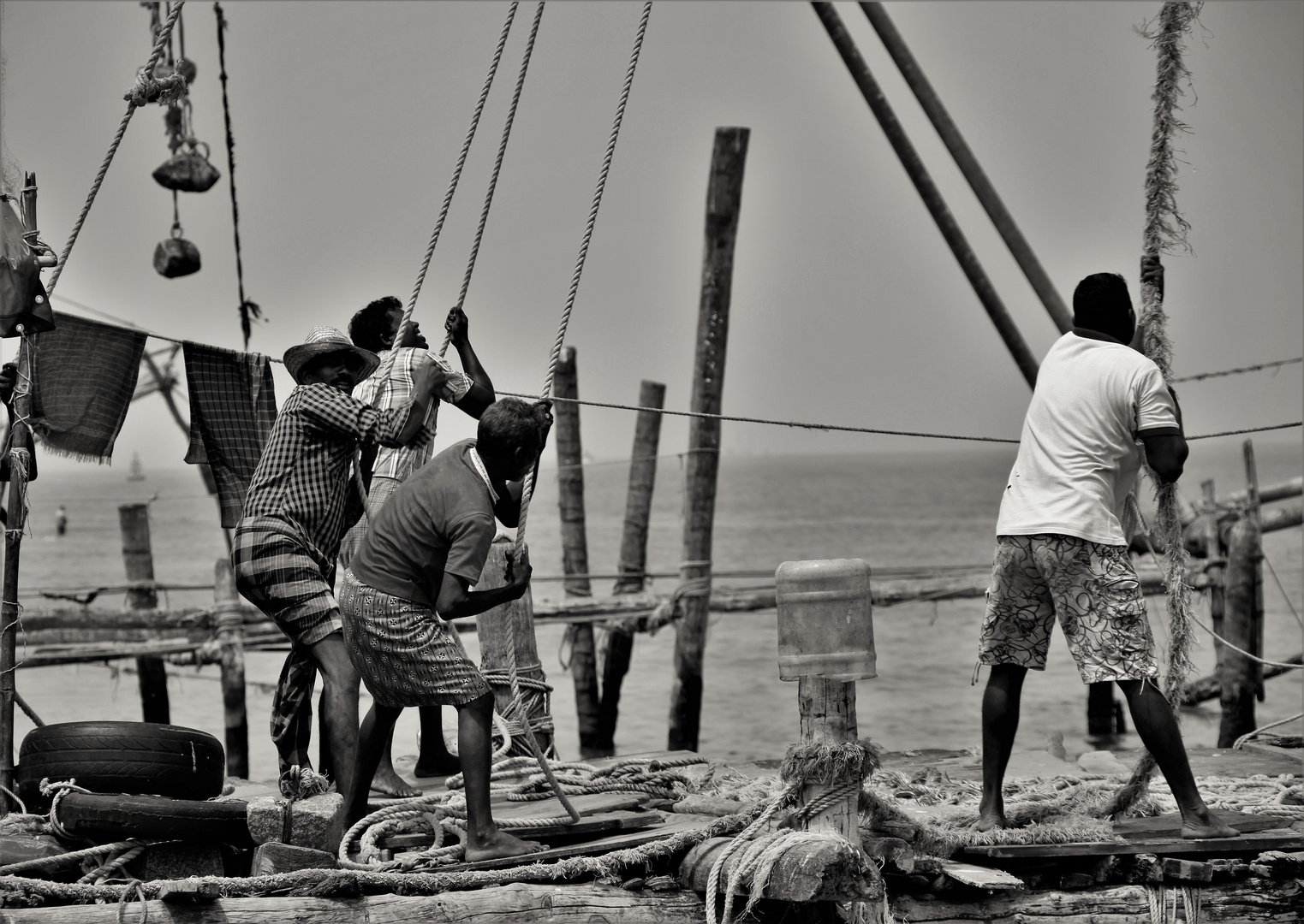 On the fishermen boat