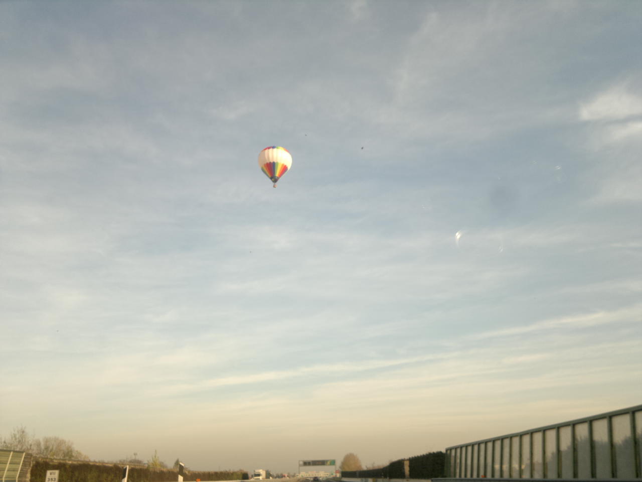 On the freeway