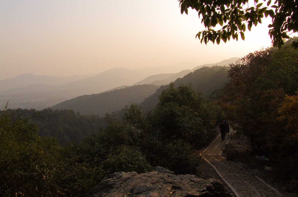 on the hill behind Zhejiang University, Hangzhou