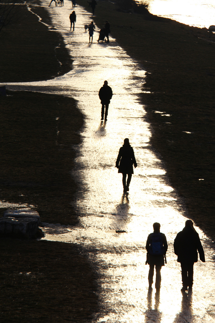 on the ice