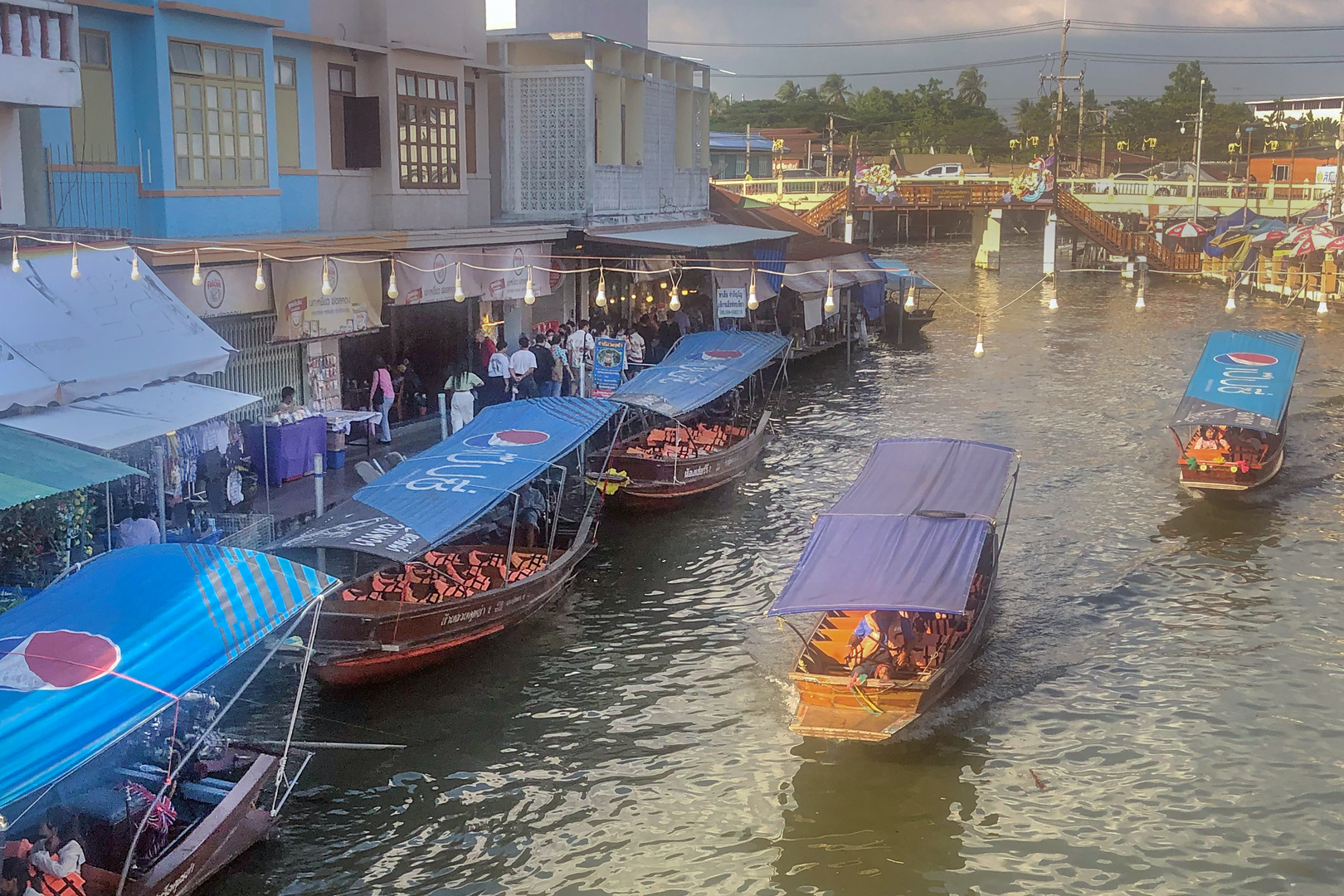 On the Klong Amphawa