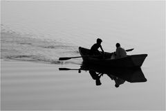 on the lake