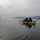 On the lake Saimaa in winter