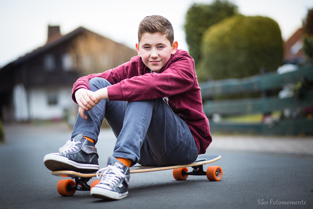 on the longboard