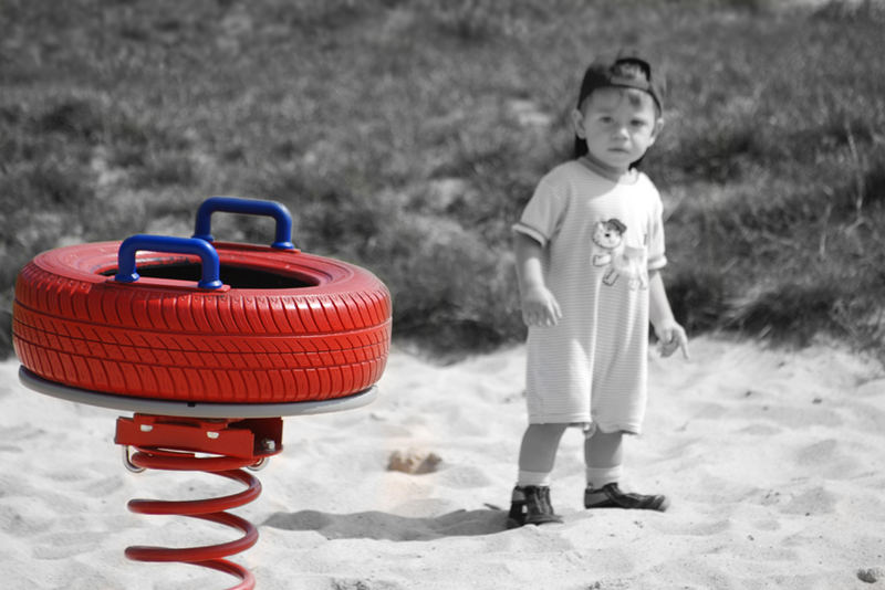 on the playground