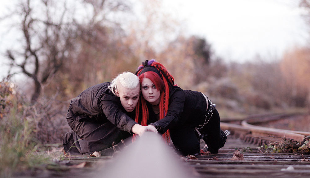 ... on the railway ... (laura&phil)