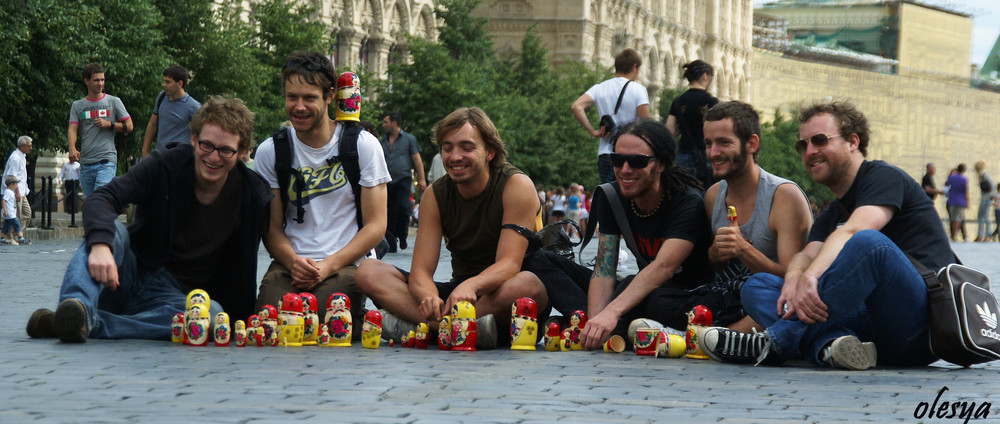 on the Red Square