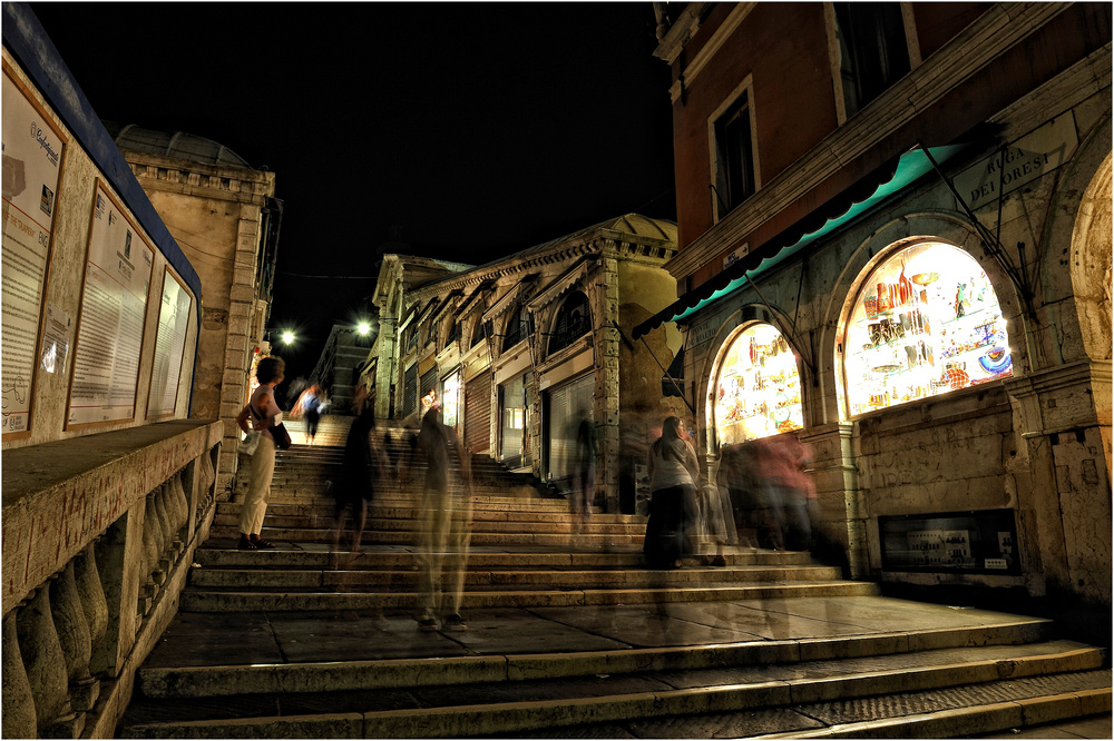 ON THE RIALTO BRIDGE