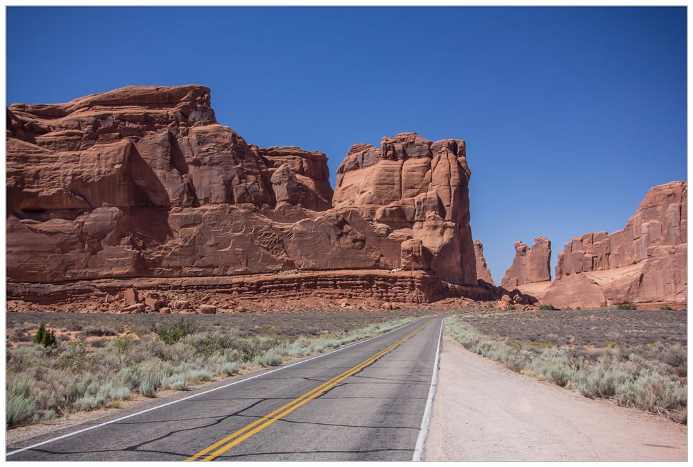 On the road again, Arches NP