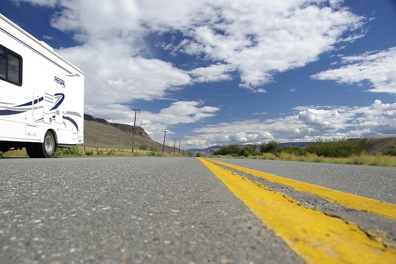 On the road - Auf dem Trans-Canada Highway