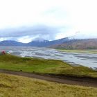 On the road, but offroad in Austurland, Iceland,