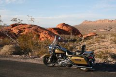 On the road -Harley Red Rock Canyon-