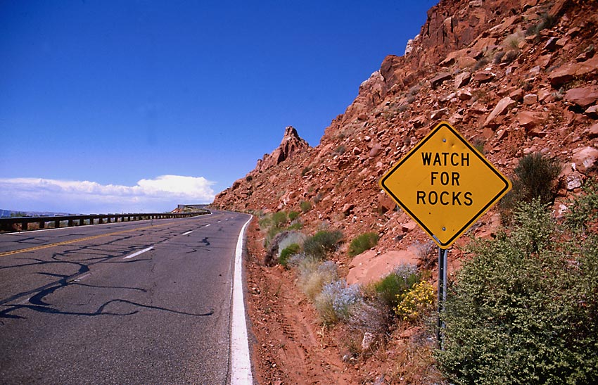 On the road in Arizona