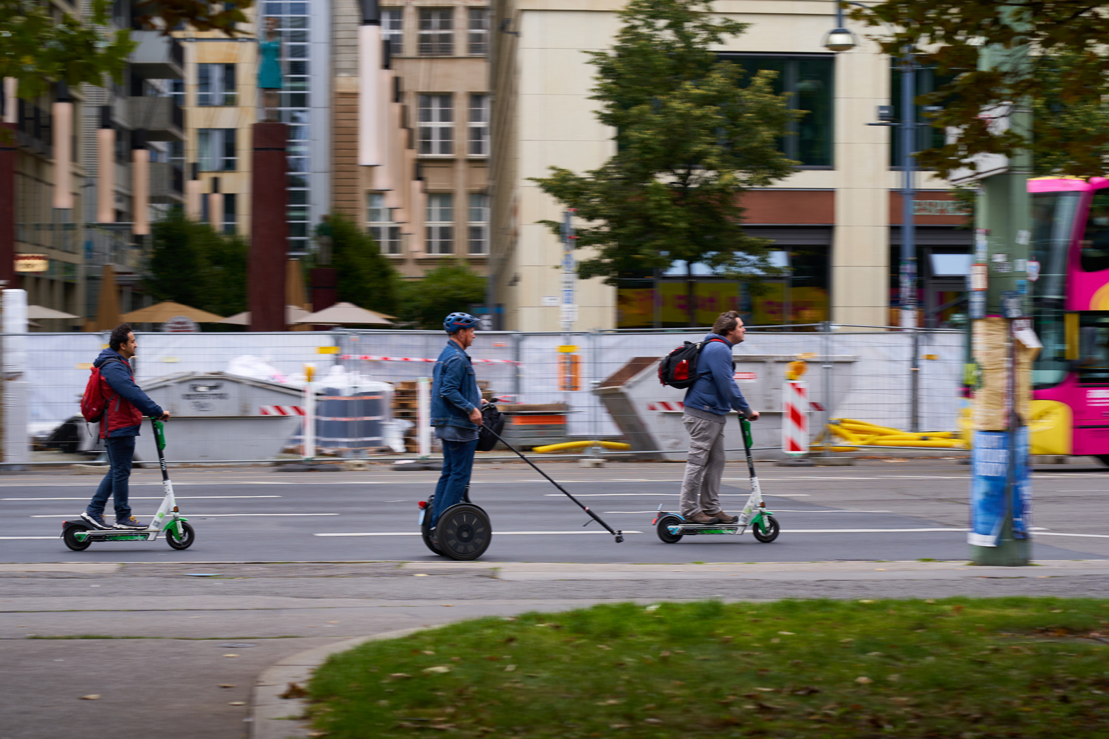 On the road in Berlin