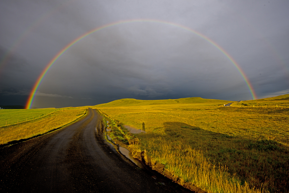 On the road in Iceland