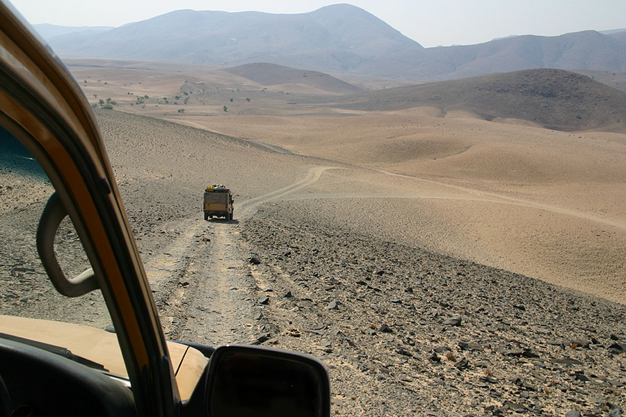 On the road - Kaokoland, Namibia