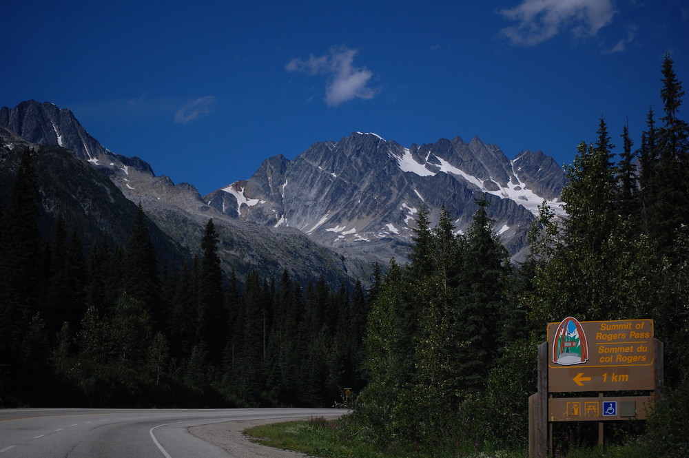 On the road to Banff National Park