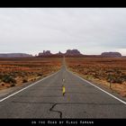 on the road to Monument Valley