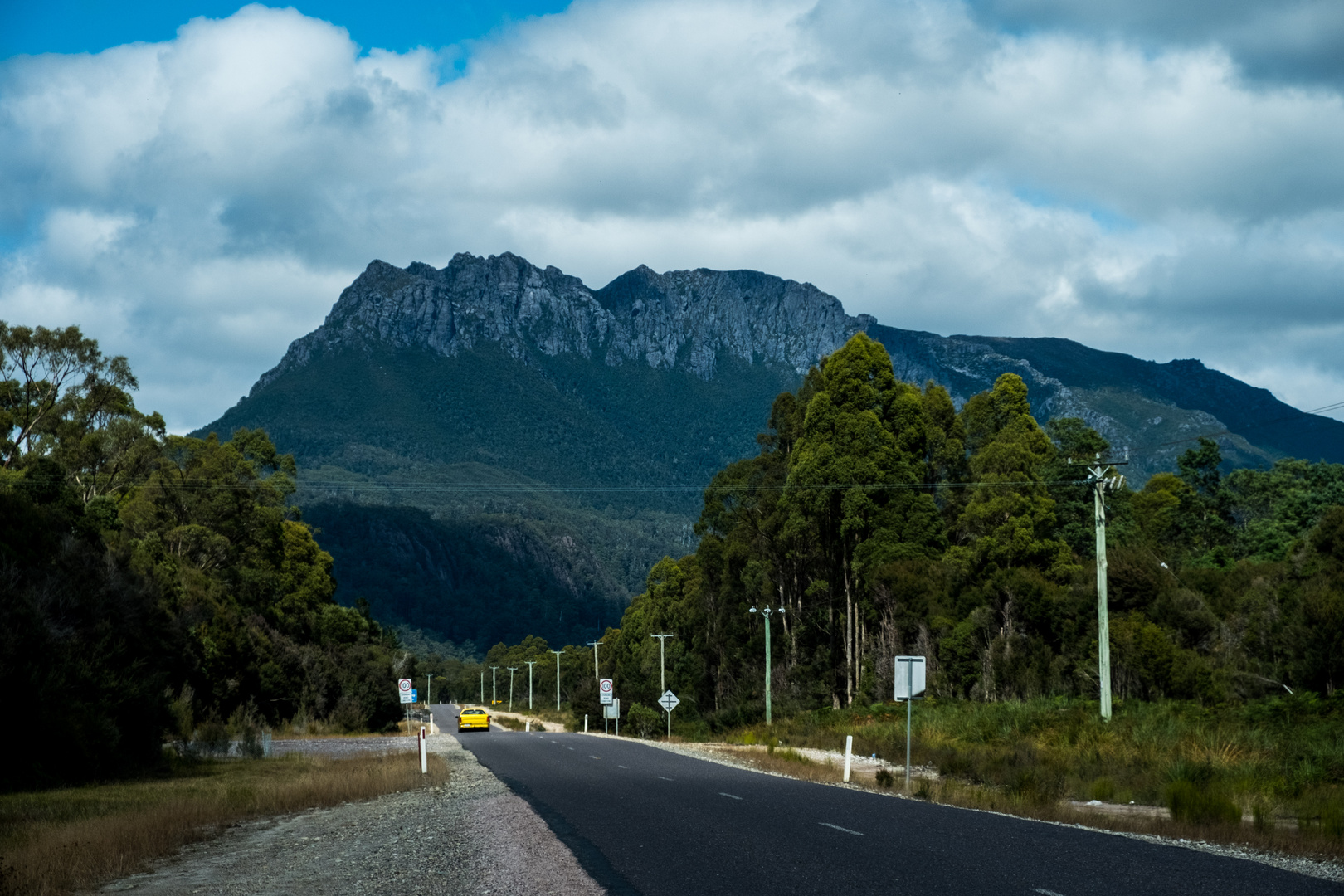 on the road to Zeehan