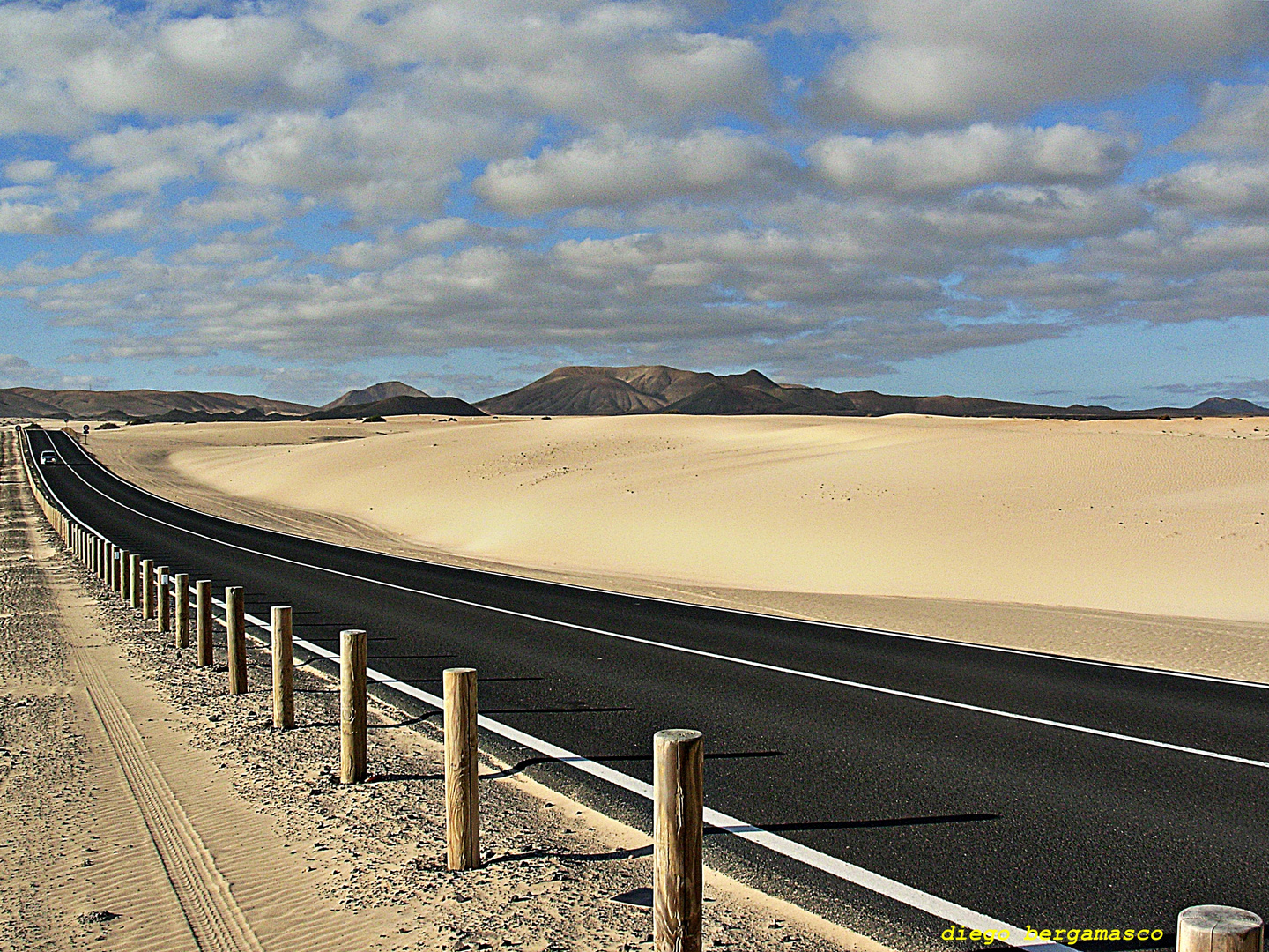 On the road tra le dune