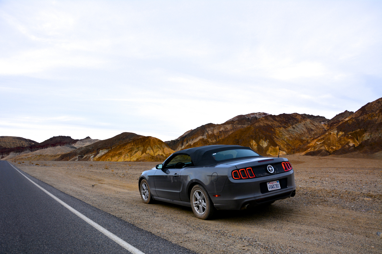 On the Road with a Mustang