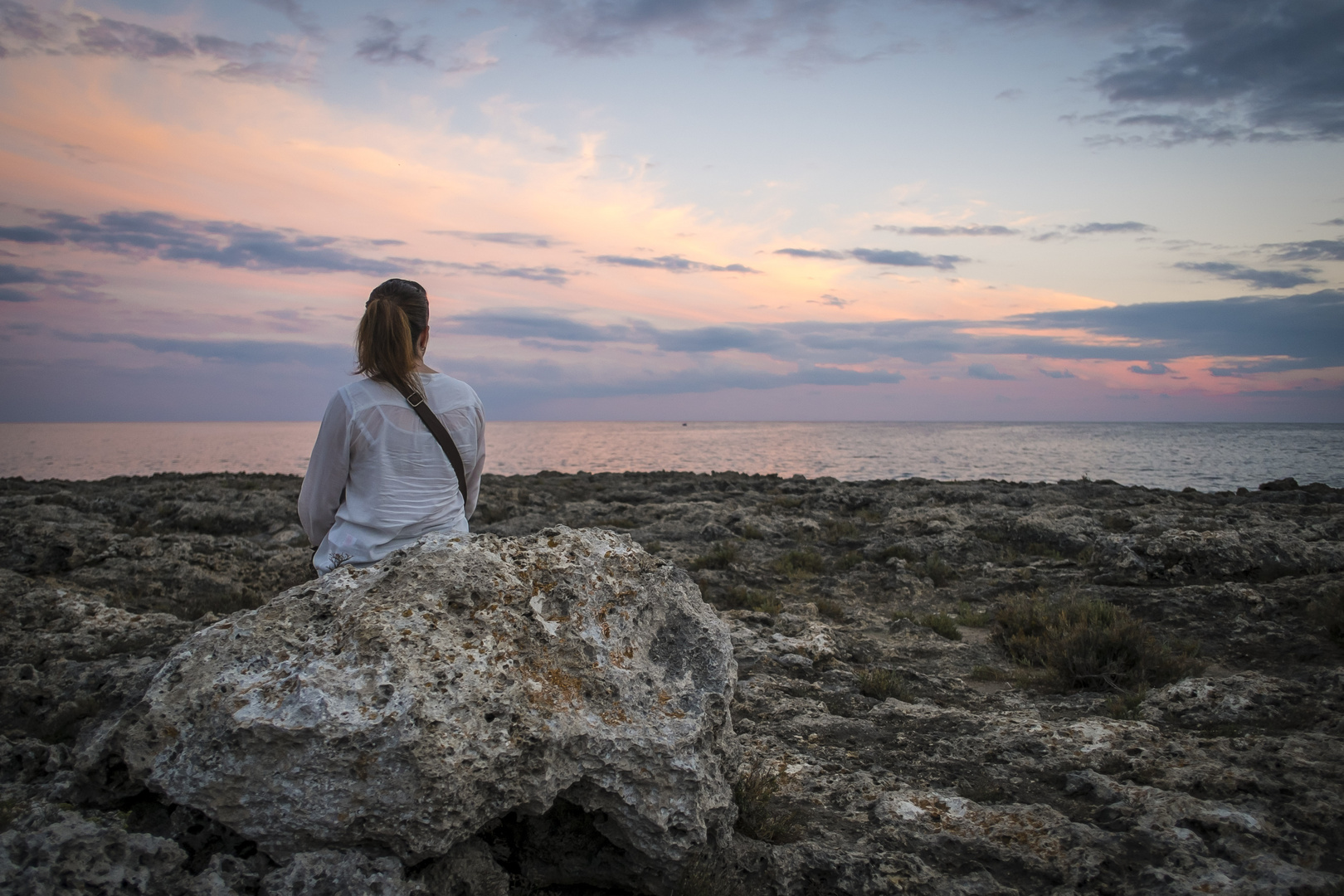 on the rocks