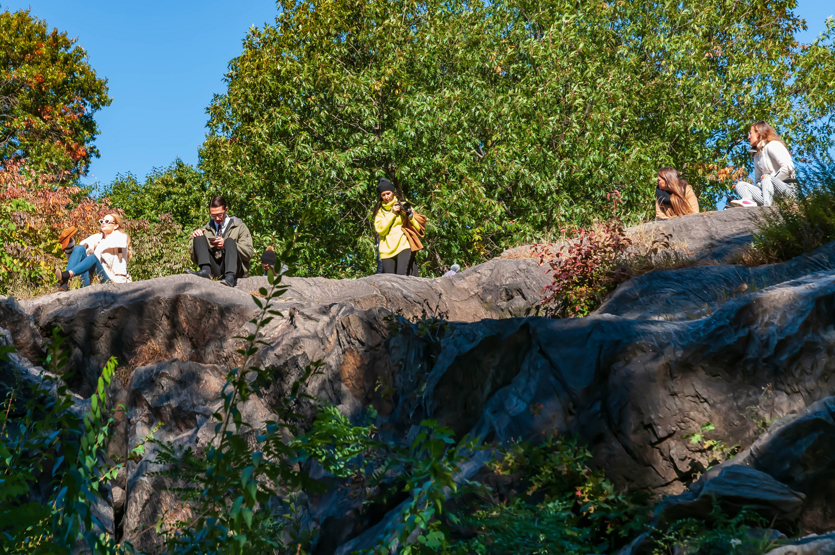 On The Rocks in Central Park