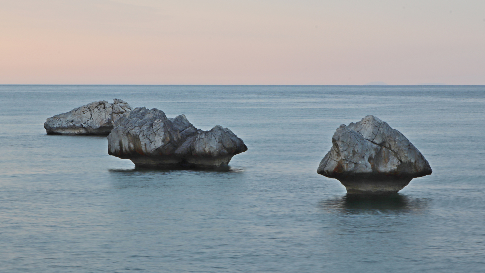 On the sea  rocks