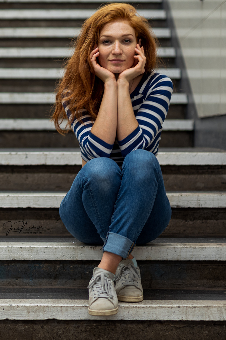 on the Stairs