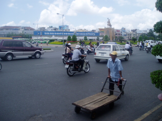 On the street at Saigon