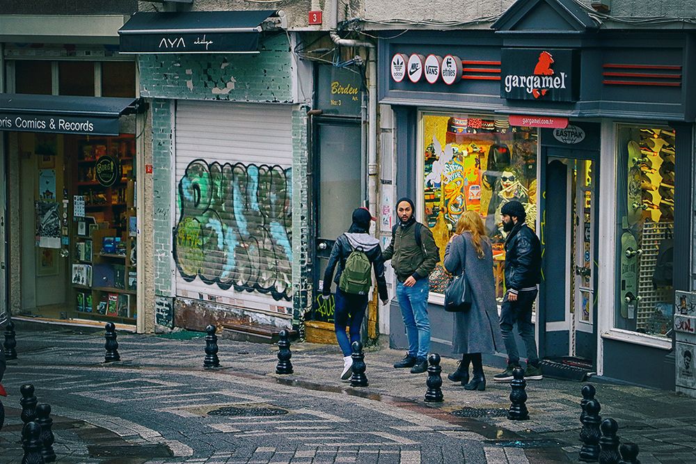 on the streets of Istanbul