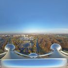 On the top of the Atomium in Brussels