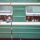 On the train, China 1981