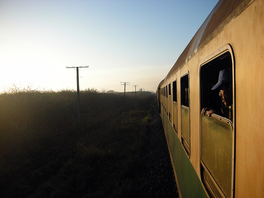 On the train to Bayamo, Cuba.