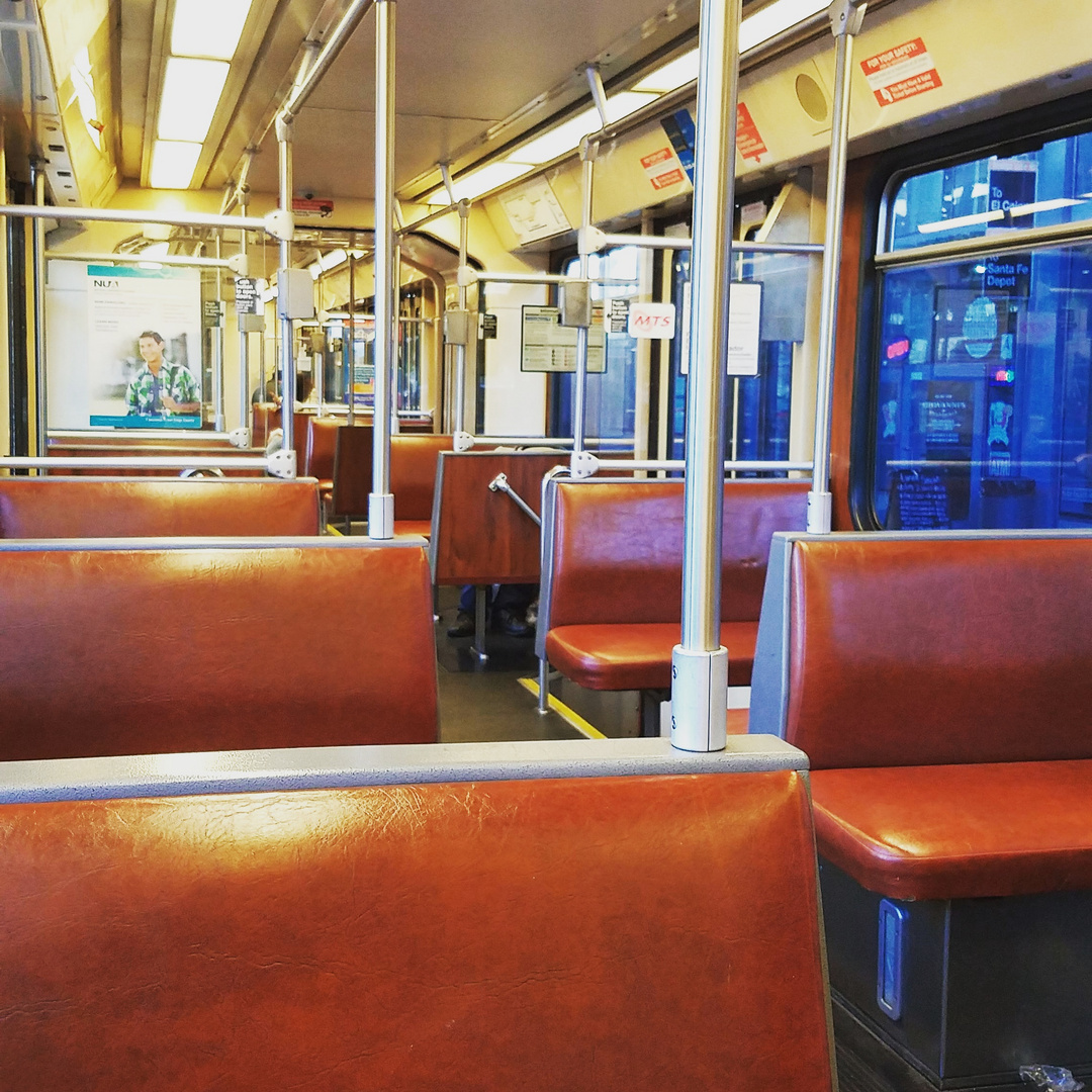 On the trolly