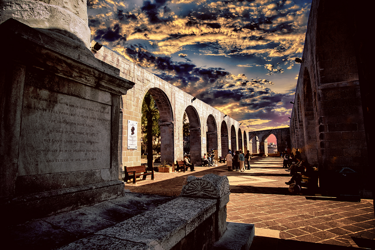 on the Walls of Valletta