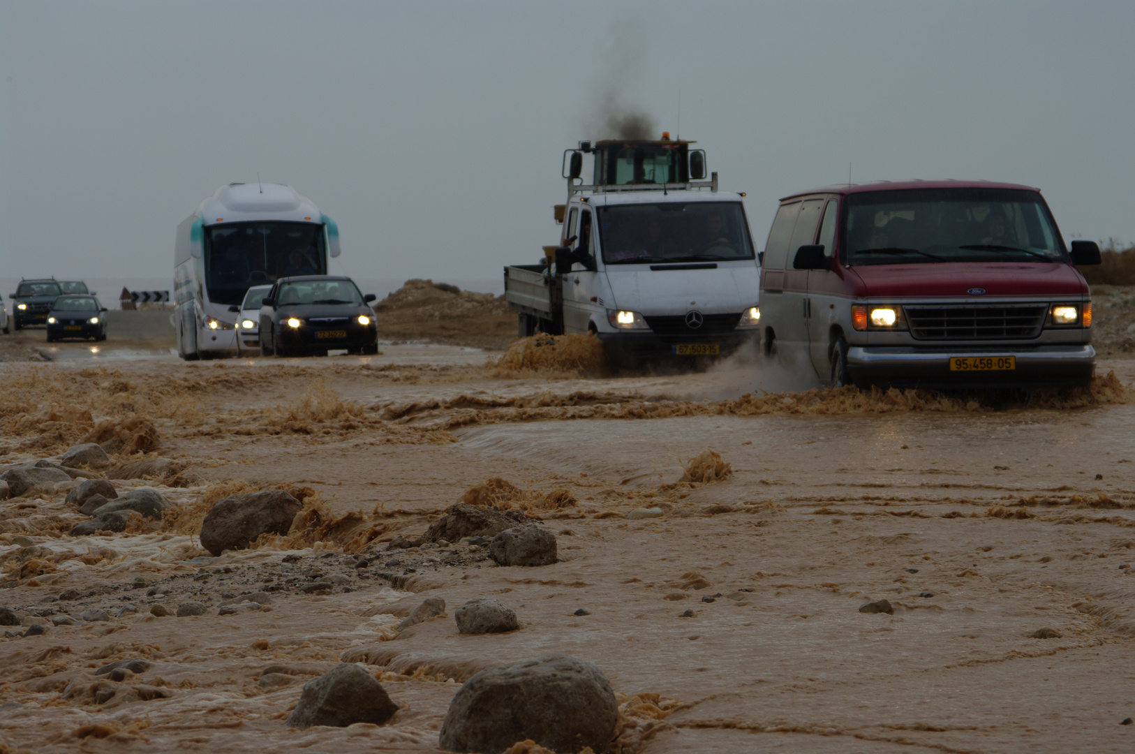 on the way back from dead sea to Jerusalem