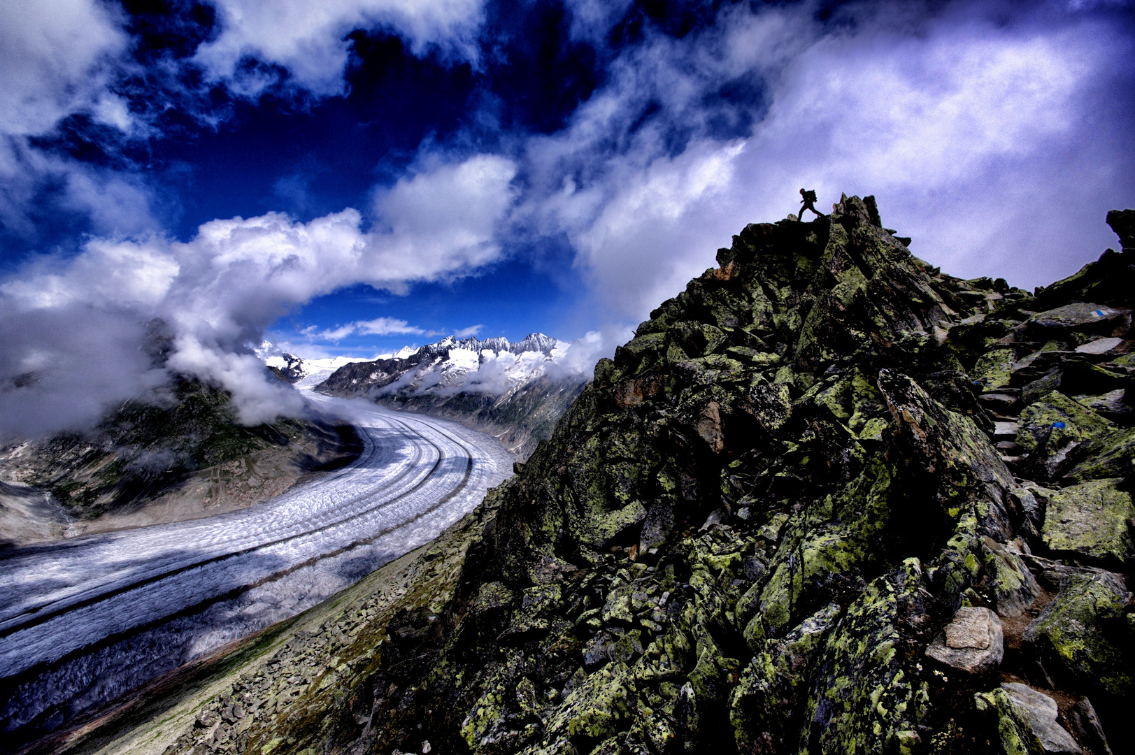 On top - Aletschgletscher