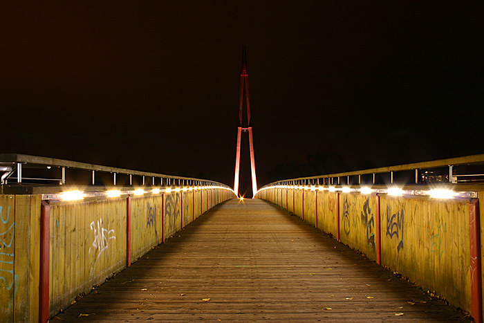 on top of the brigde :)