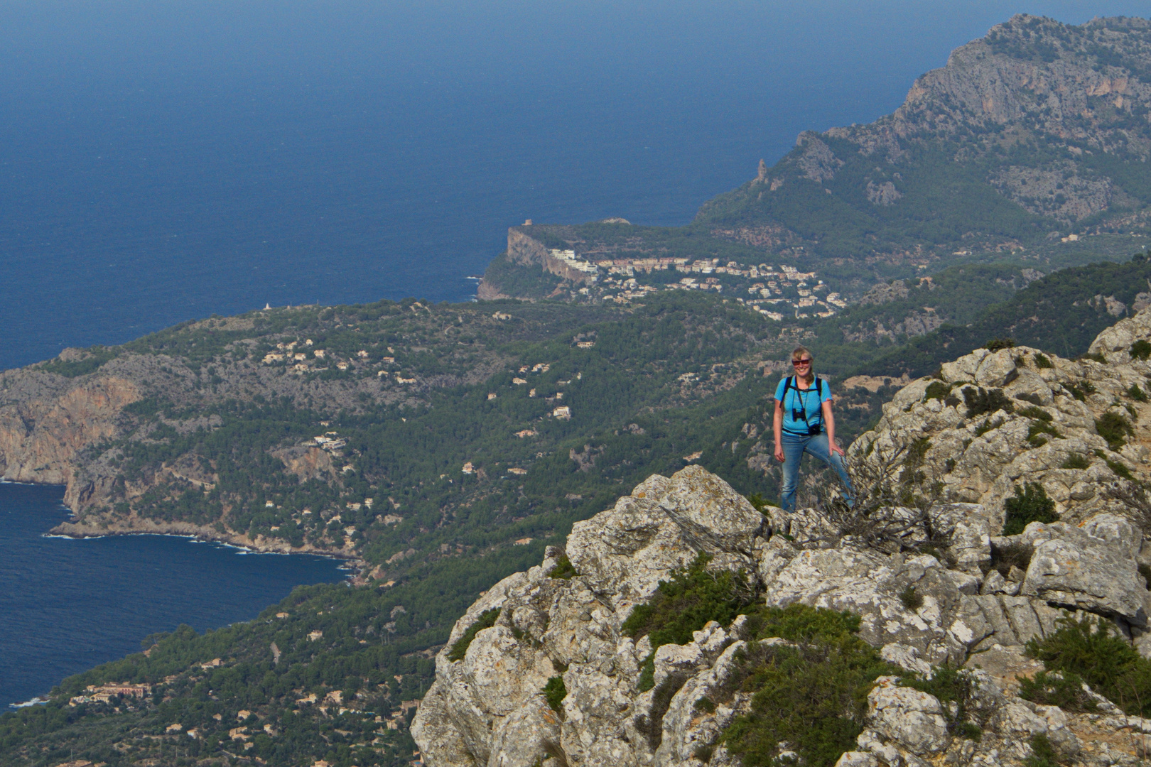 on top of the moutain