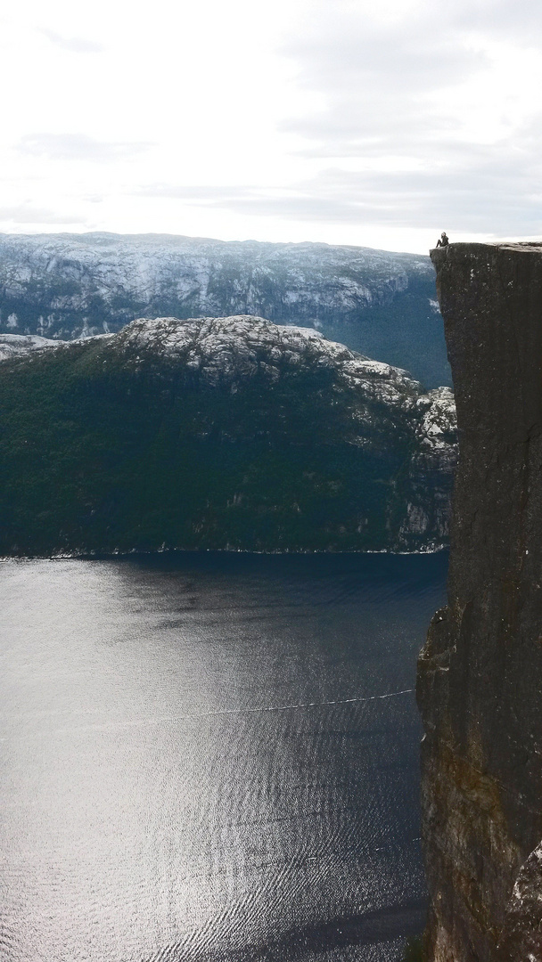 On top of the Preikestolen